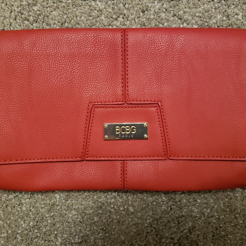 Red BCBG Paris Clutch Bag